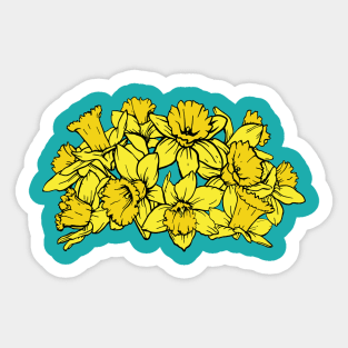 Hot Diggity Daffodil! Sticker